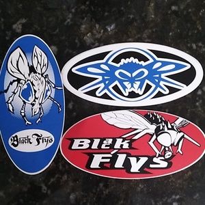 🦃🎄 4/$20 Black Flys decals